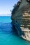 Segmented sea rock near Sidari, Corfu, Greece