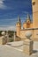 Segovia alcazar castle. Castile, Spain. Spanish medieval architecture