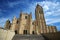 Segovia, Gothic cathedral in sunny day