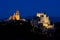 Segovia at night, Castile and Leon, Spain