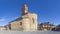 Segovia - The Romanesque church Iglesia de San Lorenzo and the square with the same name