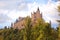 Segovia, Spain. The famous Alcazar of Segovia, rising out on a rocky crag, built in 1120. Castilla y Leo.