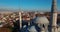 The Sehzade Mosque with Bird`s eye view Istanbul Turkey.