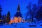 Seiffen church in winter