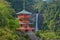 Seigantoji pagoda in Nachi Katsuura