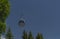 Seilbahn on Kanzelhohe from Annenheim with blue sky in summer hot day