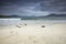 Seilebost beach on the Isle of Harris in Scotland.