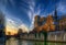 On the Seine at dusk - Notre Dame de Paris