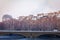 Seine embankment and Pont Louis-Philippe in snow