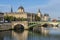 The Seine in front of the Conciergerie in Paris
