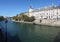 The Seine, Island of Cite, Quai des Orfevres In Paris