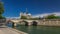 Seine and Notre Dame de Paris timelapse is the one of the most famous symbols of Paris