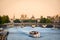 Seine River Bridges and Notre Dame Cathedral, Paris, France