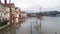 The Seine river floods in Conflans Sainte Honorine, January 30