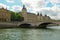 Seine riverside downtown Paris France