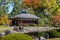 Seiryu-en garden and Teahouse at Nijo Castle in Kyoto