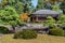 Seiryu-en garden and Teahouse at Nijo Castle in Kyoto