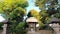 Seiryu Shrine and Kenashi Pond Seiryu Shrine, a shrine in Takasago, Katsushika-ku, Tokyo, Japan.