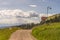 Seiser Alm, Italy - 29 June 2018: The entrance of Seiser Alm Compatsch, Alpe Di Siusi in Italy