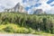 Seiser Alm, Italy - 29 June 2018: The entrance of Seiser Alm Compatsch, Alpe Di Siusi in Italy