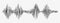 Seismogram or lie detector graph. Ground motion, earthquake magnitude, sound record or pulse wave. Polygraph or