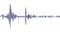 Seismogram of seismic activity or lie detector record