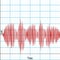 Seismograph diagram records intensity of seismic activity