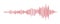 Seismograph measurement or lie detector graph. Seismic measurements with data record. Vector illustration