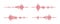 Seismograph measurement or lie detector graph. Seismic measurements with data record. Vector illustration