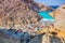 Seitan limania or Agiou Stefanou, the heavenly beach with turquoise water.Chania, Akrotiri, Crete, Greece