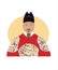 Sejong the Great of the year since 1818â€“1450 - the fourth king of the Joseon dynasty, the national hero of Korea. During his