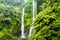 Sekumpul waterfall in Bali surrounded by tropical forest