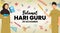 Selamat hari guru nasional or happy Indonesia teachers day background with teaching teachers