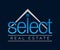 SELECT Beautiful Classical Blue Real Estate Logo