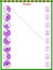 Select the correct fraction for the shape. math sheet for children