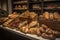 selection of artisan breads, with different shapes and flavors for every taste