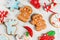 Selection Christmas gingerbreads