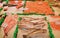 Selection of Fresh Fish at Morning Market in Amsterdam