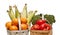 Selection Of Healty Fresh Fruits And Vegetables