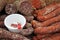 A selection of salami and dried meat