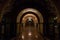 Selective blur on Tombs of Serbian Kings and Queens in the crypt of the Oplenac Royal mausoleum.