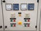 Selective focus image with noise effect of Sewage Treatment Plant Control Panel.