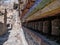 Selective focus shot of Prayer Wheels in Annapurna Himalayas, Nepal