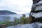 Selective focus shot of the ruins of Urquhart Castle, Edinburgh under cloudy sky