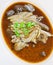 Selective Focused Chinese Traditional Food, Braised Goose in Lou Mei Sauce Master Stock. Asian Oriental Cuisine commonly found