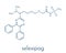 Selexipag pulmonary arterial hypertension drug molecule. Skeletal formula.