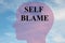 Self Blame concept