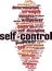 Self-control word cloud