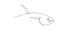 Self drawing simple animation of single continuous one line drawing of tuna fish. Drawing by hand, black line on a white