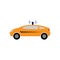 Self-driving taxi illustration